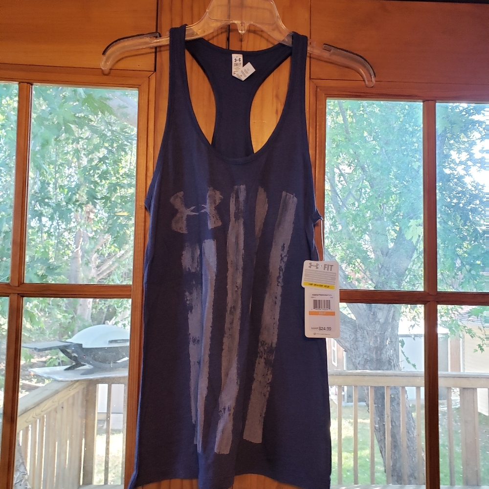 Under Armor flag tank